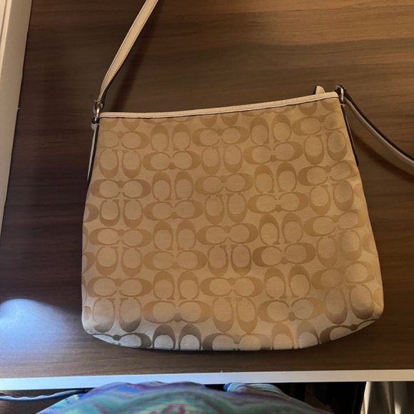 Coach Signature File Large Crossbody Bag - Picture 2 of 5